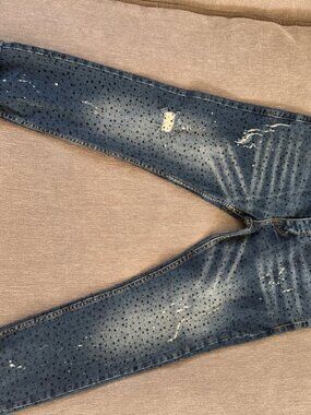 Women's Rhinestone Jeans Waist 31